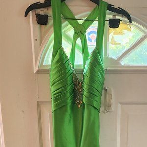 Lime Green Prom Dress